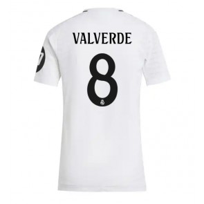 Billiga Real Madrid Federico Valverde #8 Hemmatröja Dam 2024-25 Kortärmad